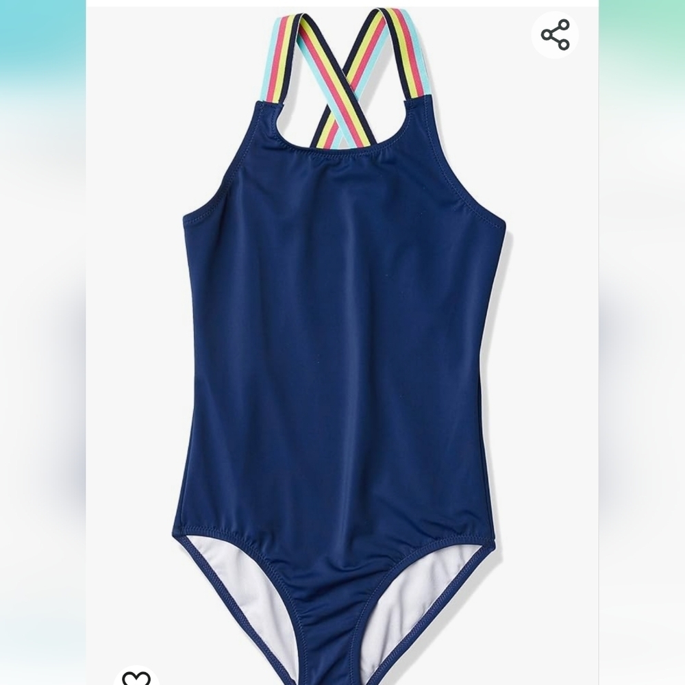 Girls' Maggie UPF 50+ Beach Sport Athletic One Piece Swimsuit‎